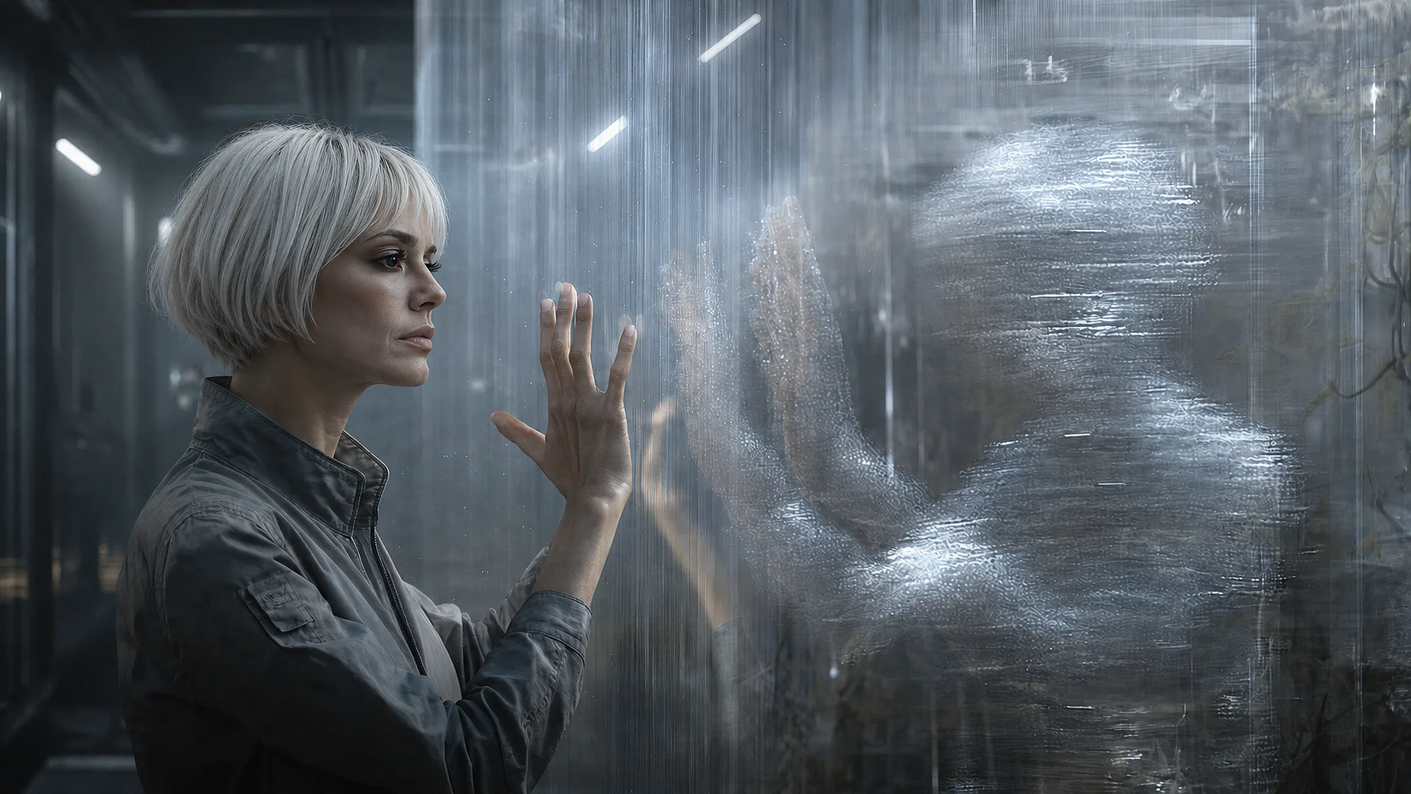 Lea touching the boundary of the Membrane